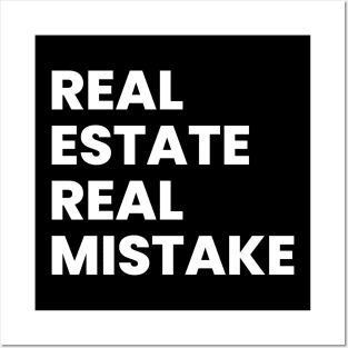 Real estate funny Posters and Art